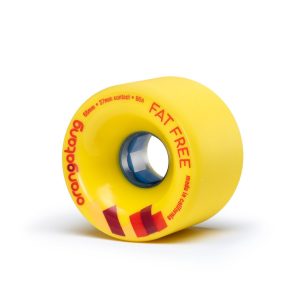 ORANGATANG FAT FREE WHEELS 65mm YELLOW 86a