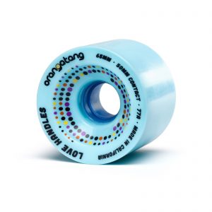 ORANGATANG LOVE HANDLES WHEELS 65mm BLUE 77a