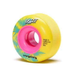 ORANGATANG SKIFF WHEELS 62mm YELLOW 86a