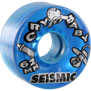Seismic Cry Baby 62mm 82a Clear Blue
