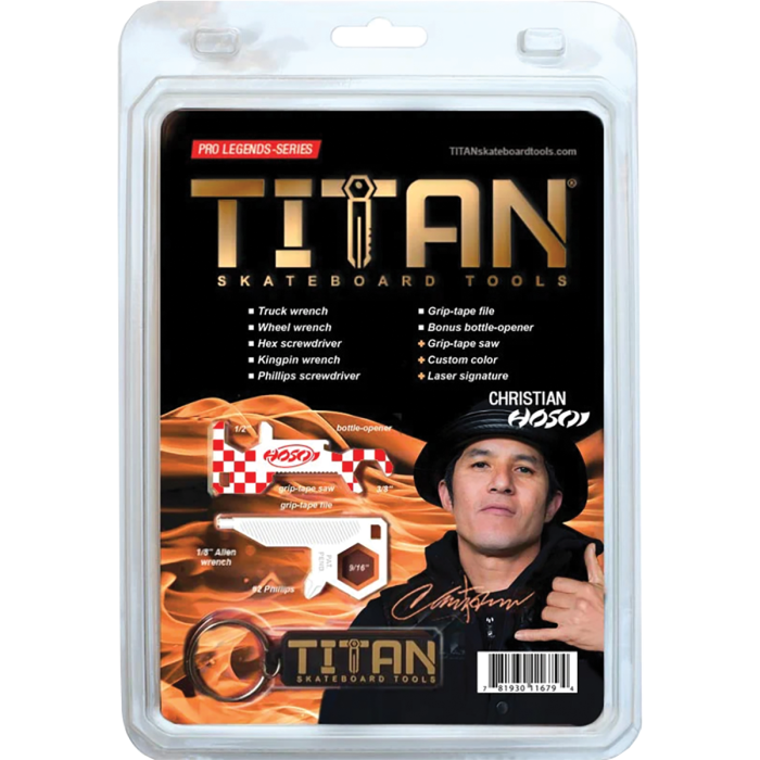 Titan Skate Tool Hosoi Pro Legends Series White
