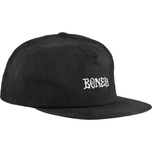 Bones Wheels Blank Canvas Hat Black
