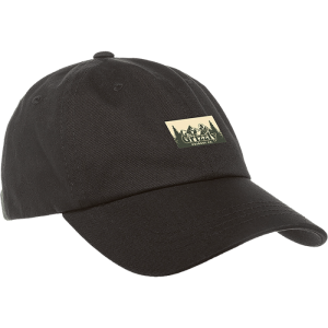 Grizzly Night Hike Dad Hat Adj-Black