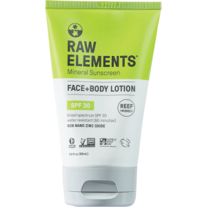 Raw Elements Eco Formula 30+ Lotion Tube 3oz